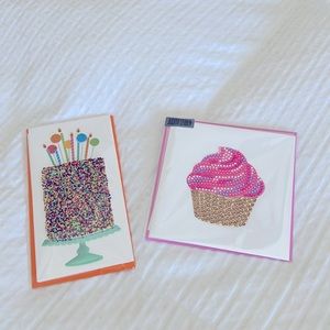 Two Beautiful Papyrus Birthday Cards - NWT